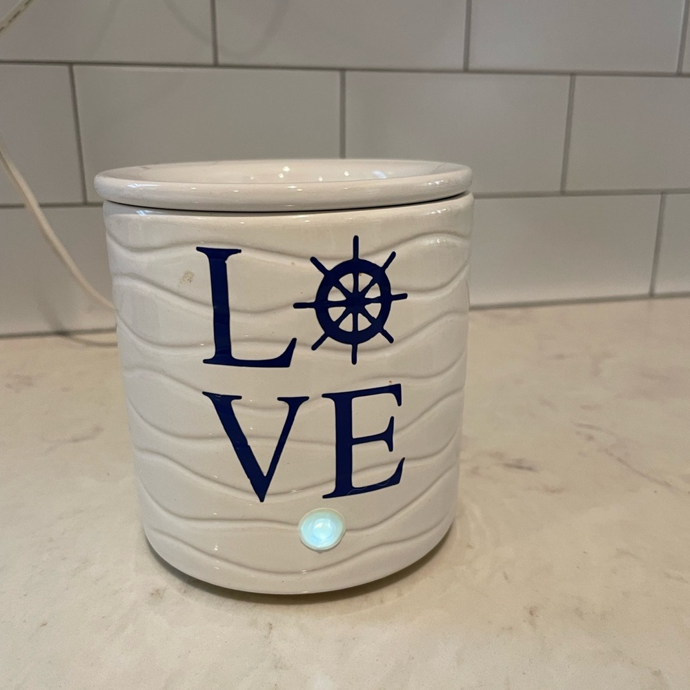 Wax warmer, nautical, plug in, no bulb needed, home decor, holiday gift.